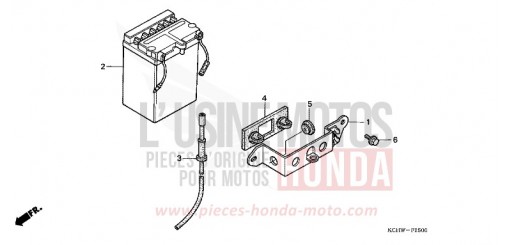 BATTERY (1) CG125W de 1998